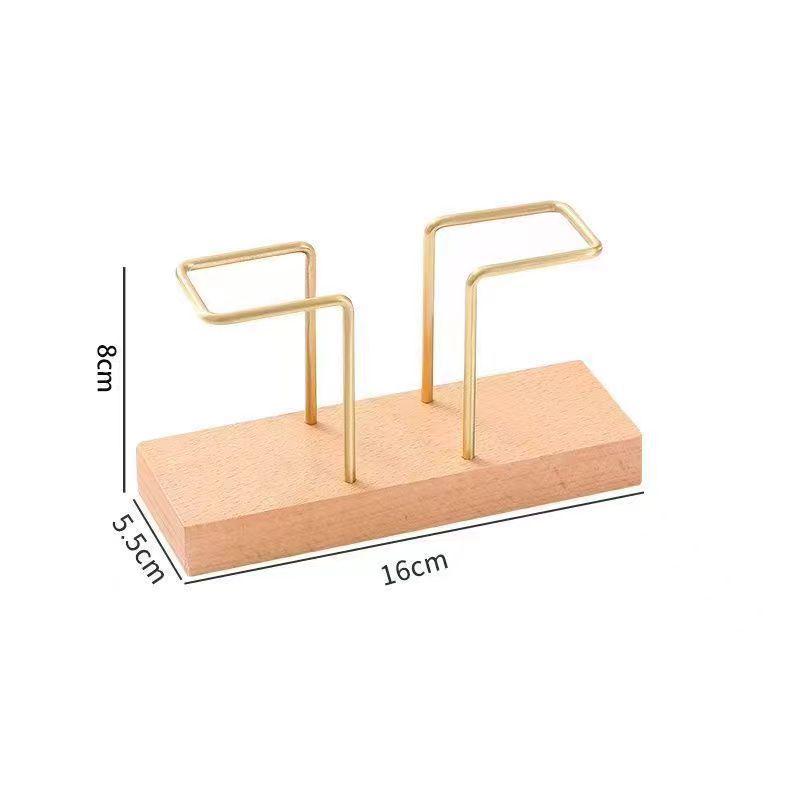 Beech Wood Vertical Tissue & Toothpick Holder for Dining Tables