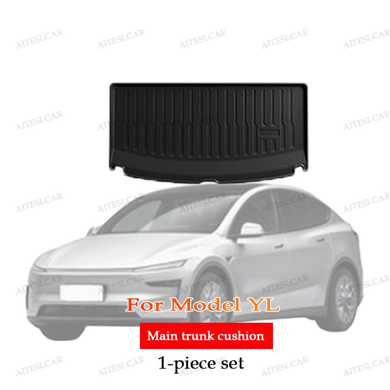 AITESLCAR For Tesla Floor Mat Model YL 2026 Car Trunk Mat Set Luggage Mat TPE Waterproof Anti-Slip Set LHD&RHD Floor Liner Mat