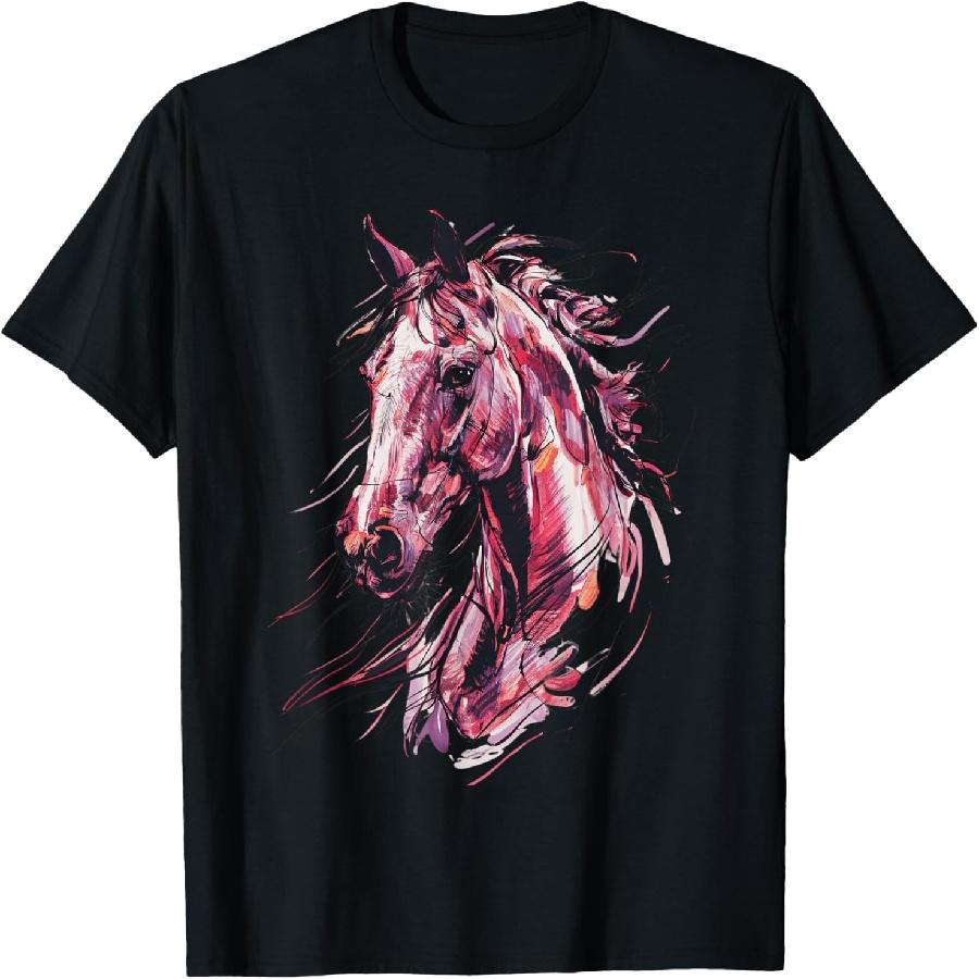 Футболка Passion Horses Abstract Painting Graffiti Rider(2) S