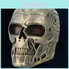 Maschera Terminator DC-10 Argento e Rame per Festa in Costume di Halloween e Gioco di Ruolo