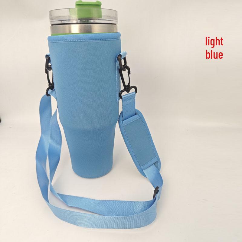 Neue 40oz Ice Buster Becherhülle mit verstellbarem Schultergurt, Tauchmaterial, Keine Seitentasche - Tragbarer Auto-Becherhalter