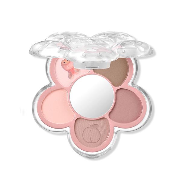 

[Monchhichi Collaboration / Photo Keyring Gift] AMUSE Flower Eye Palette 06 Downy Fig 06 Downy Fig