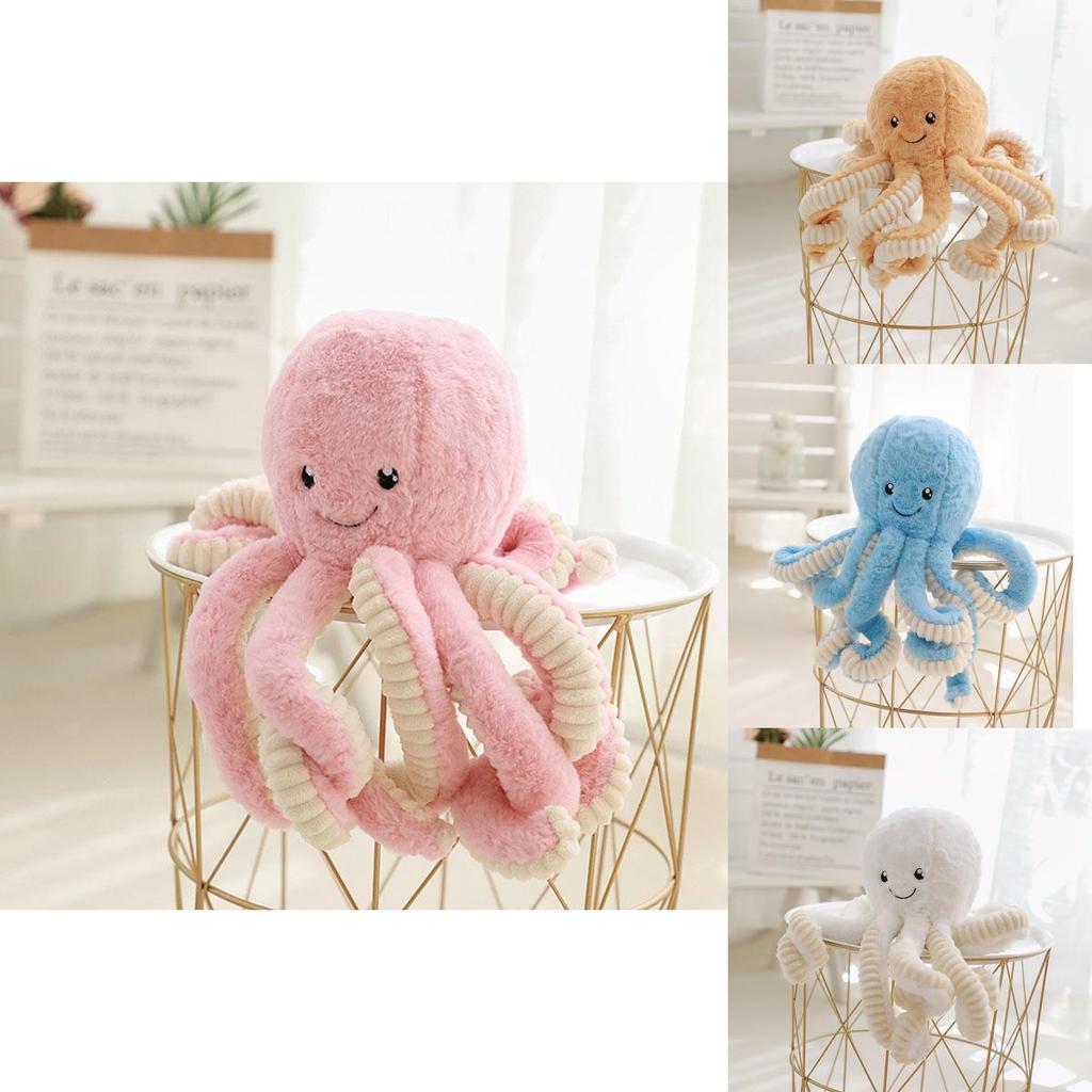 Adorable 15.7'' Octopus Plush Stuffed Toy Pillow For Kids And Home Decor