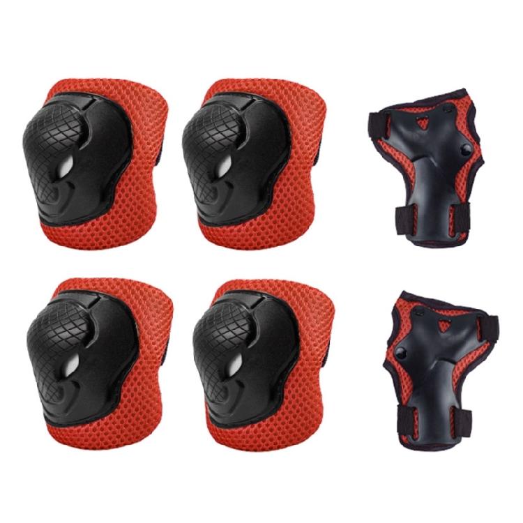 Child Roller Skating Protective Gear Set Adjustable Skating Knee Elbow Pad Hand Guard for 3-8 Boy Girl Skateboarding