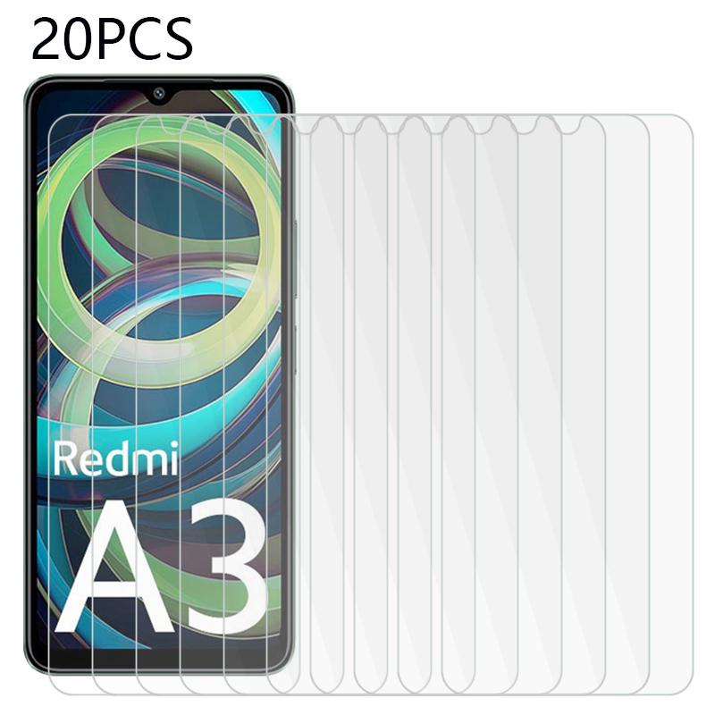 

20PCS For Xiaomi Redmi A3 4G/Poco C61 4G Screen Protector High Clarity Tempered Glass Screen Film As Shown A