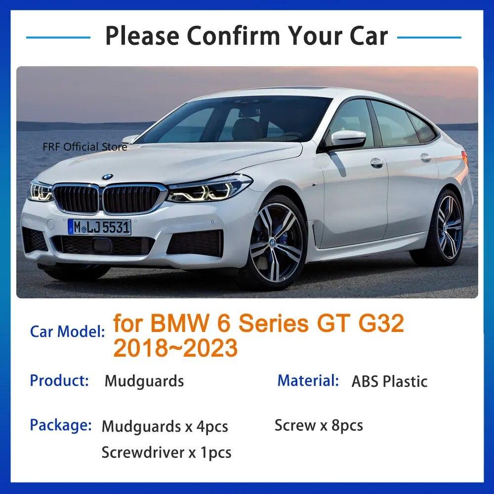 4x für BMW 6er Gran Turismo GT G32 2018    2022 2023 Kotflügel Verbreiterung Schmutzfänger Schutz Spritzschutz Hinten
