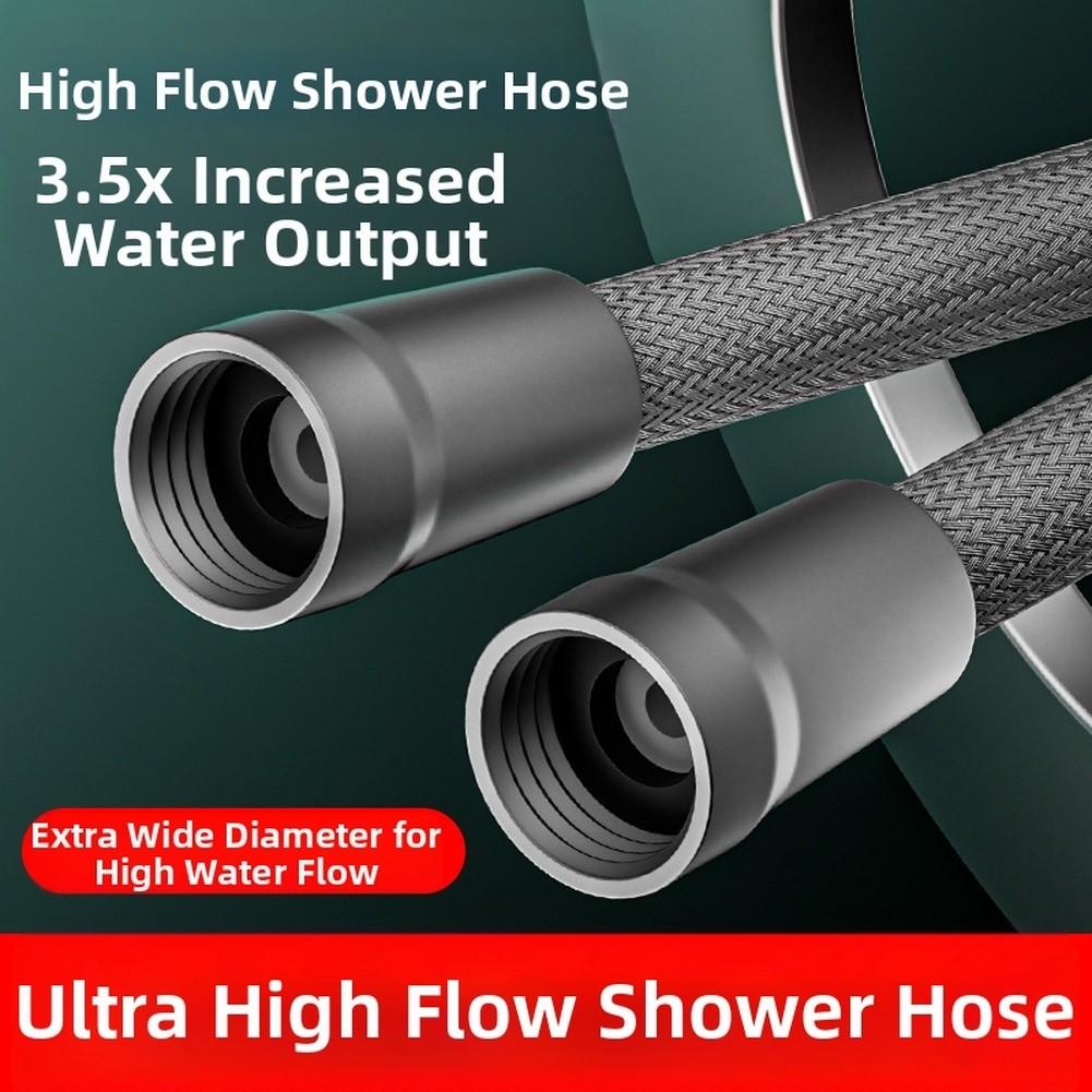 4 Inch Hose Nylon Shower Hose Compatible With Shower Systems