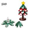 Foldable Pot Holder Christmas Tree Wooden Trivets, Durable Pine Wood Potholders with Storage Stand, Kitchen Countertop Protector Heat Resistant