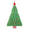 Xmas Tree Empty Cloth Ornaments with Pockets Natural Hanging Storage Bag Reusable Household Festival Decorations for Home Decor