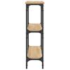 Console Table Sonoma Oak 100x22.5x75 cm Particleboard