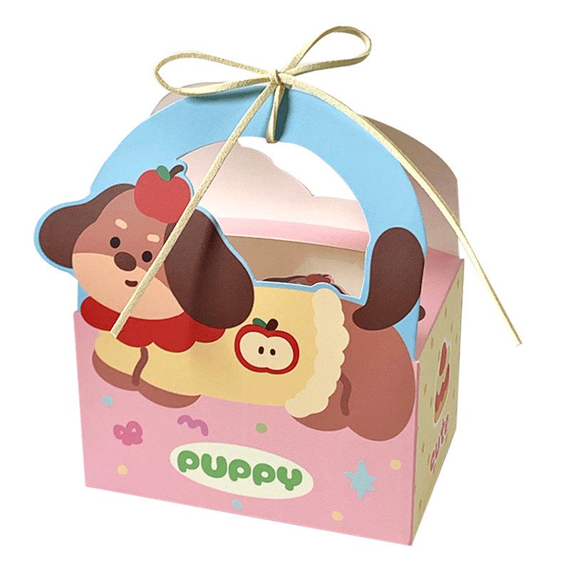 Adorable Cartoon Puppy Gift Box: Creative Candy Packaging & Birthday Storage Solution