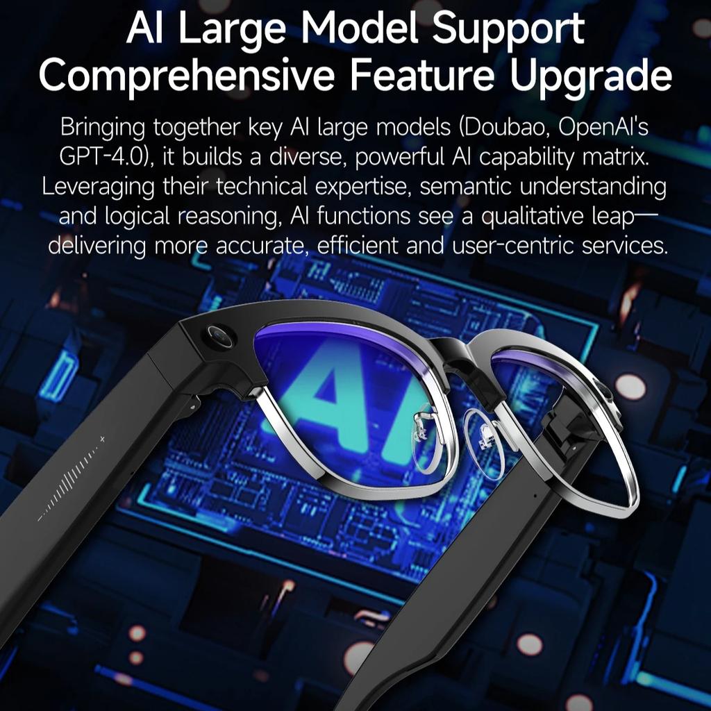 2026 New 8K HD AI Smart Glasses Men Chat GPT 800MP Camera Bluetooth Call AI Translation Voice Assistant Control Sunglasses Wome