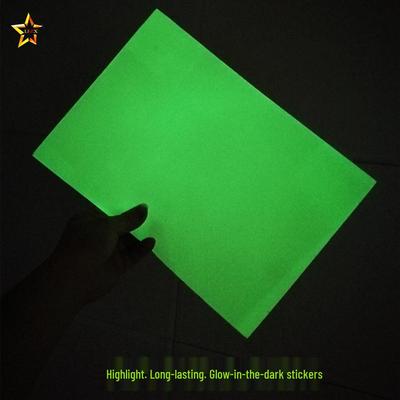 A4 High-Gloss Glow-in-the-Dark Color Inkjet Sticker Paper for Crafting