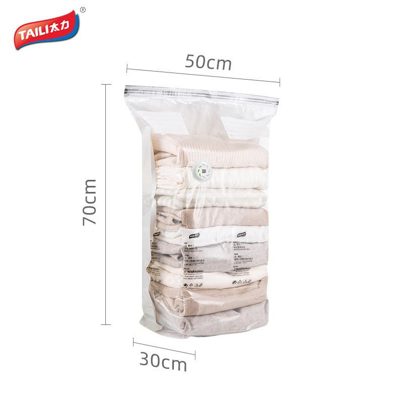 Taili Vacuum Compression Bag for Clothes, Quilts, and Jackets