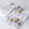 Color Camellia Nail Art Jewelry Diamond Mixed 6 Grid 12 Grid Set Nail Art Ornament Nail Art Accessories Material Pack