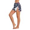 Pantaloncini da Donna Floreali con Chiusura Laterale in Velcro Facili da Aprire per il Recupero Post-Chirurgico Vita Elastica Vestibilità Comoda