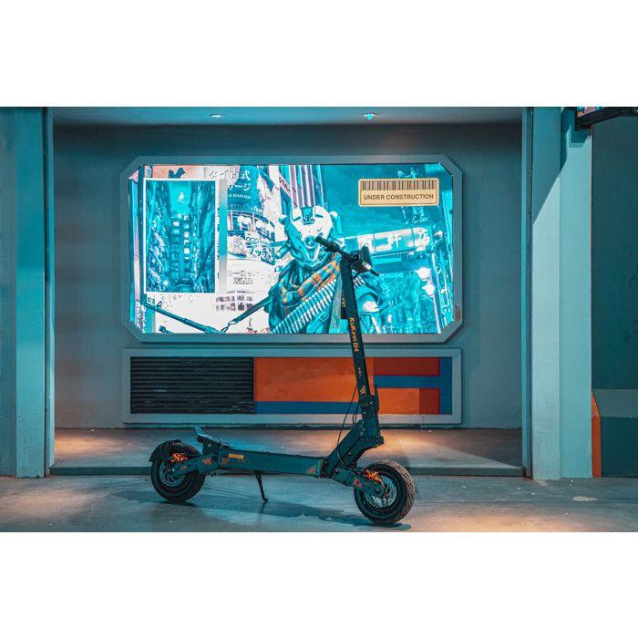 KuKirin G4 Patinete eléctrico – Motor 2000W, velocidad 70 km/h, autonomía 75 km, ruedas 11", frenos de doble disco, suspensión
