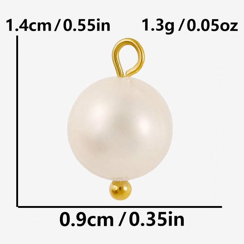 2pcs Irregular Round Three-Dimensional Real Shell Pearl Charm For Jewelry Making Supplies Handmade Sea Beach Accessories Pendant
