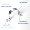 Galvanized U-Shaped Saddle Clamp for Pipes and Hoses