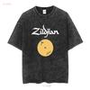 Zildjian Logo Mens T Shirt Funny American Size S To 5XL Vintage Washed Slightly Soft Stretched Graphic Stylish Casual
