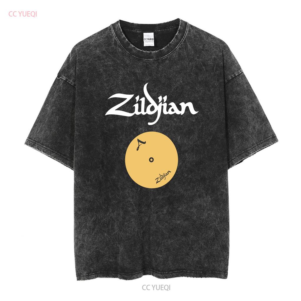 Zildjian Logo Mens T Shirt Funny American Size S To 5XL Vintage Washed Slightly Soft Stretched Graphic Stylish Casual