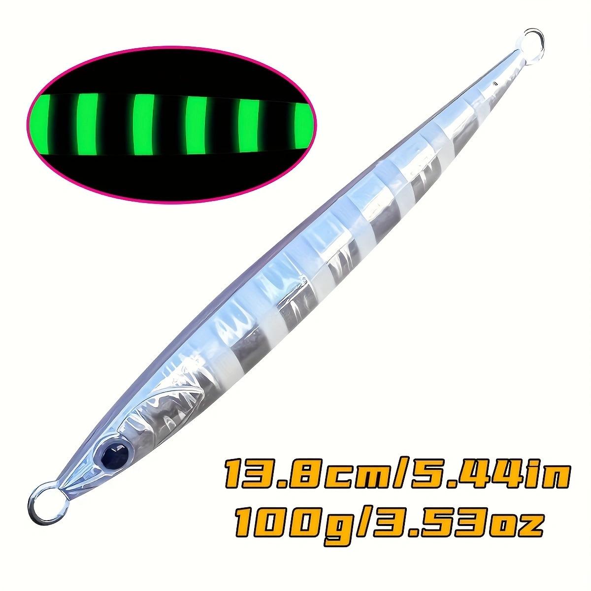 Jig Sea Fishing Lures Metal Jig 100g120g Vertical Slow Pitch Jigging Lures Salt Water Fishing Tackle, Fast Sinking Lure (as the picture,Standard)