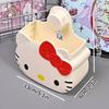 Sanrio Hello Kitty Toothbrush Storage Rack Cartoon Anime Cute Bathroom Large Capacity Storage Box Girl&Child Holiday Gifts