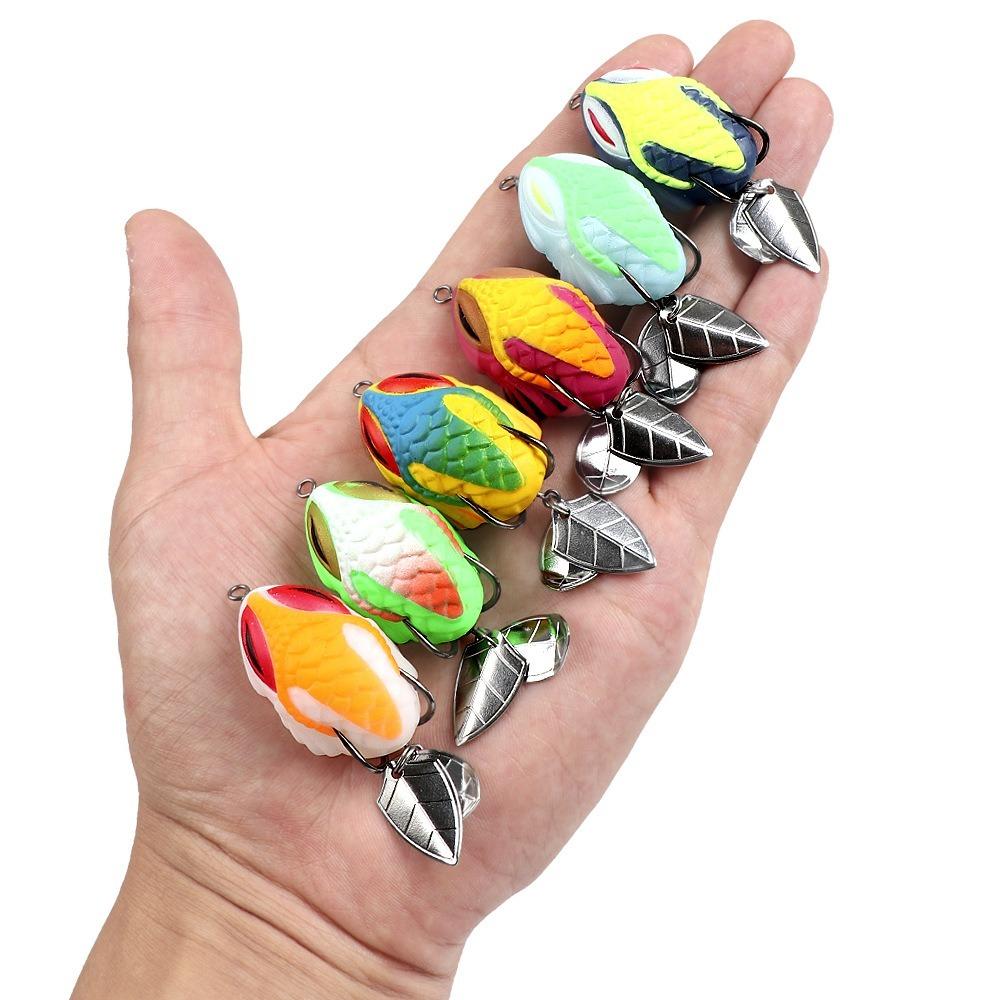 Lifelike Rubber Frog Lure Artificial Bass Bait 2024 Soft Fishing Lures  Fishing
