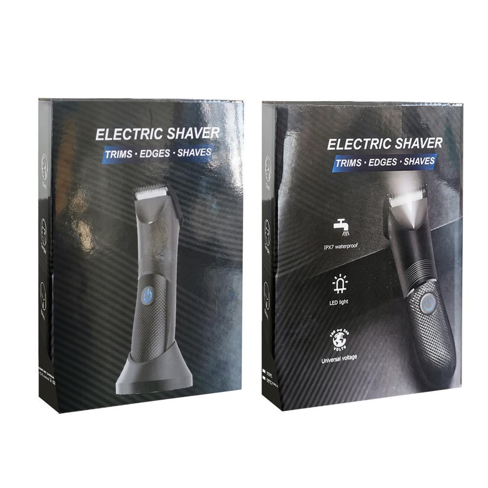 Men's Electric Body Hair Trimmer for Chest, Legs, and Private Parts