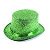 Retro Glitter Top Hat British Style Durable Lightweight Glittering Magician Hat Polyester Multicolor Bowler Jazz Hat Performance