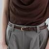 The Meridian Classic Slim Leather Belt