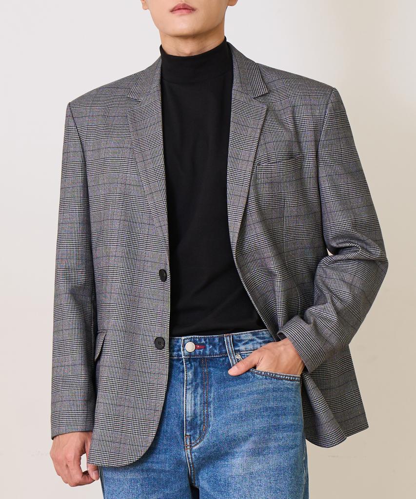 Prairie Glen Check Single Blazer