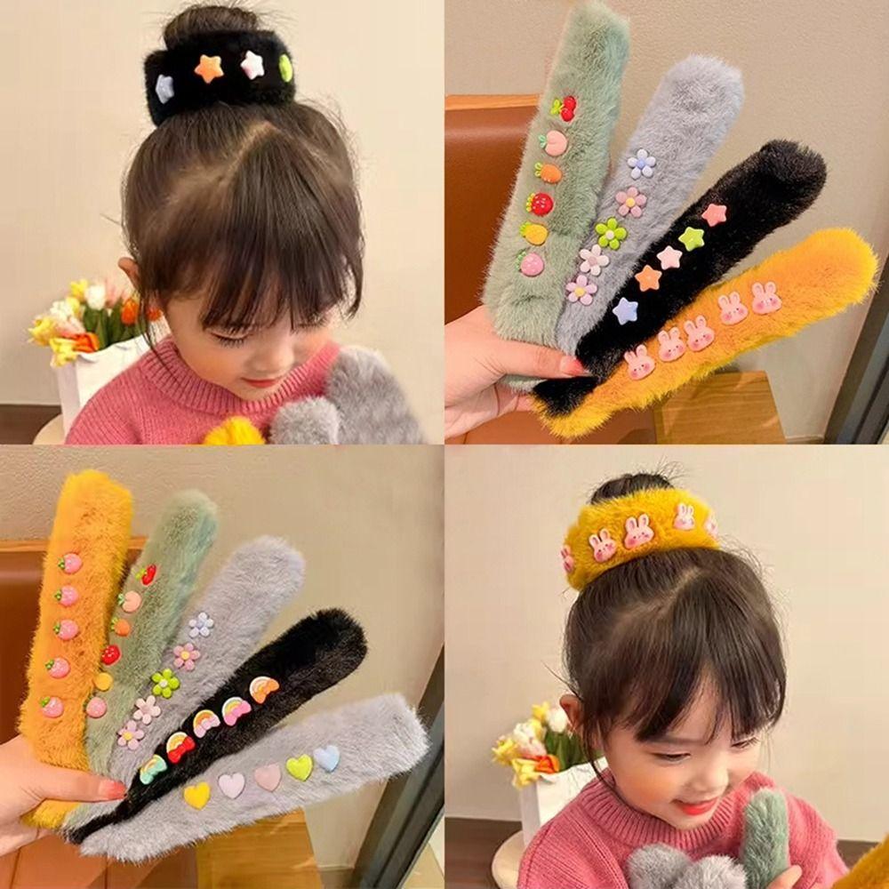

Plush Ponytail Rubber Band Hair Accessories hair band Fashion Hair Rope Children
