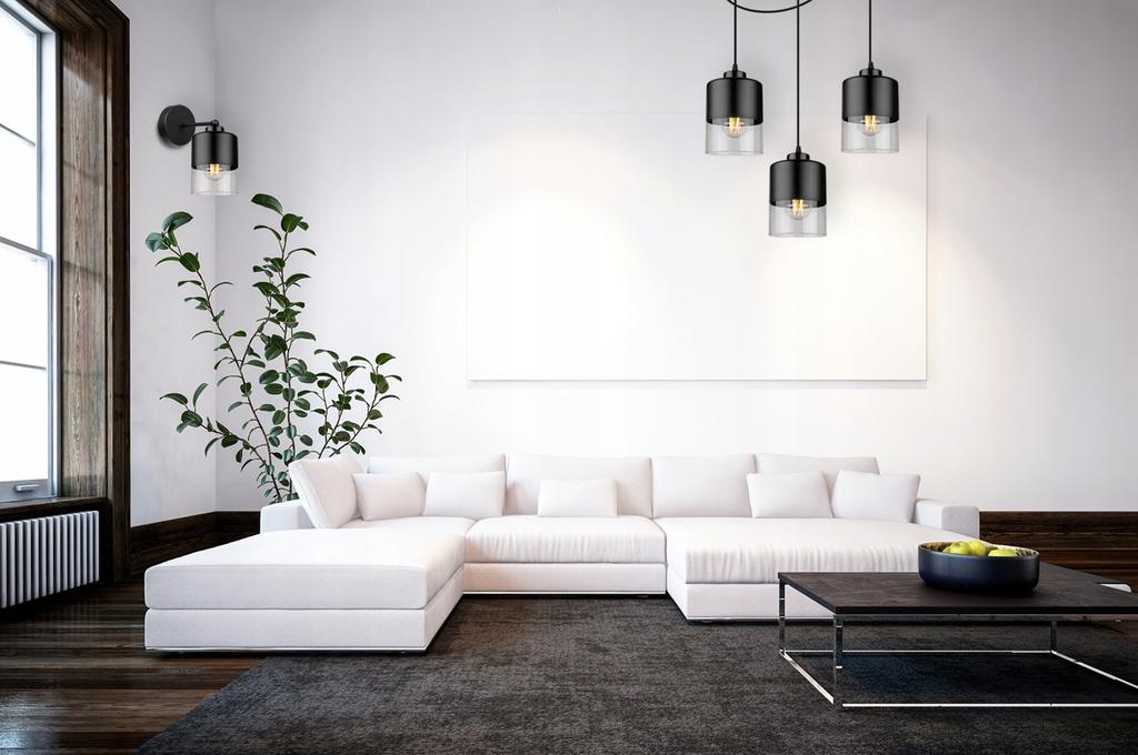 MODERNE KNKIET LAMPE ELEGANTER GLAS-SCHIRM