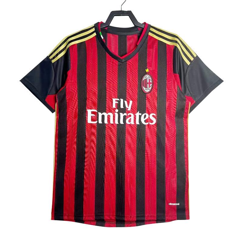 Club retro jersey home and away retro top nostalgic league Champions League version short sleeve Red Devils main Real Madrid