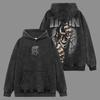 Eren Jaeger Attack On Titan Anime Graphic Hooded Men Women Hoodies Washed Cotton Sweatshirt Harajuku Streetwear Vintage Pullover