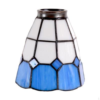 Chandelier Cover with Stained Glass for E27 Sockets Easy Installation Light Shade