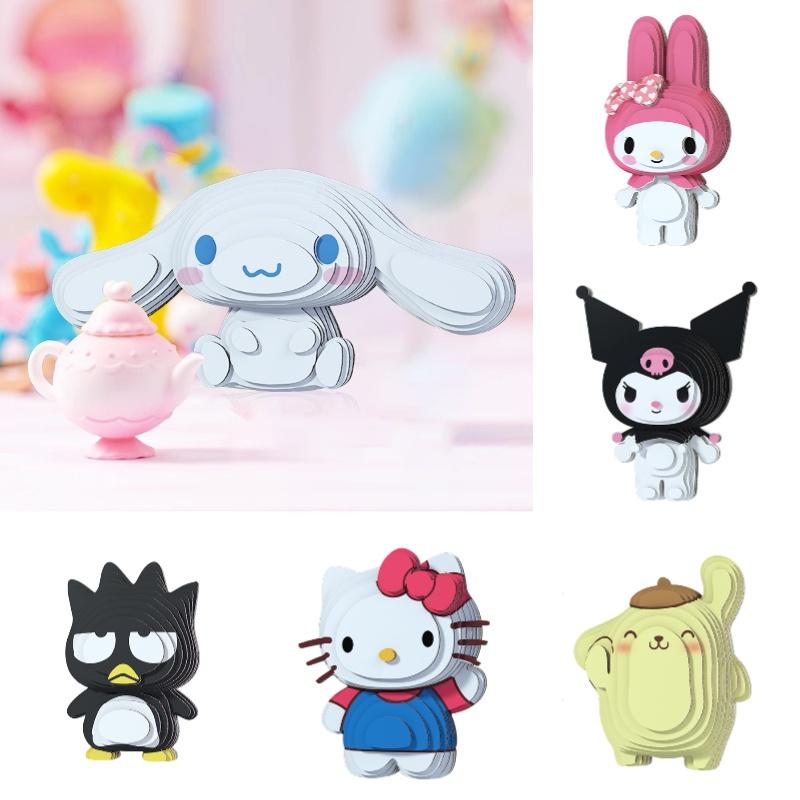 Cute Cartoon Sanrio 3d Paper Puzzle Toy For Children Wholesale