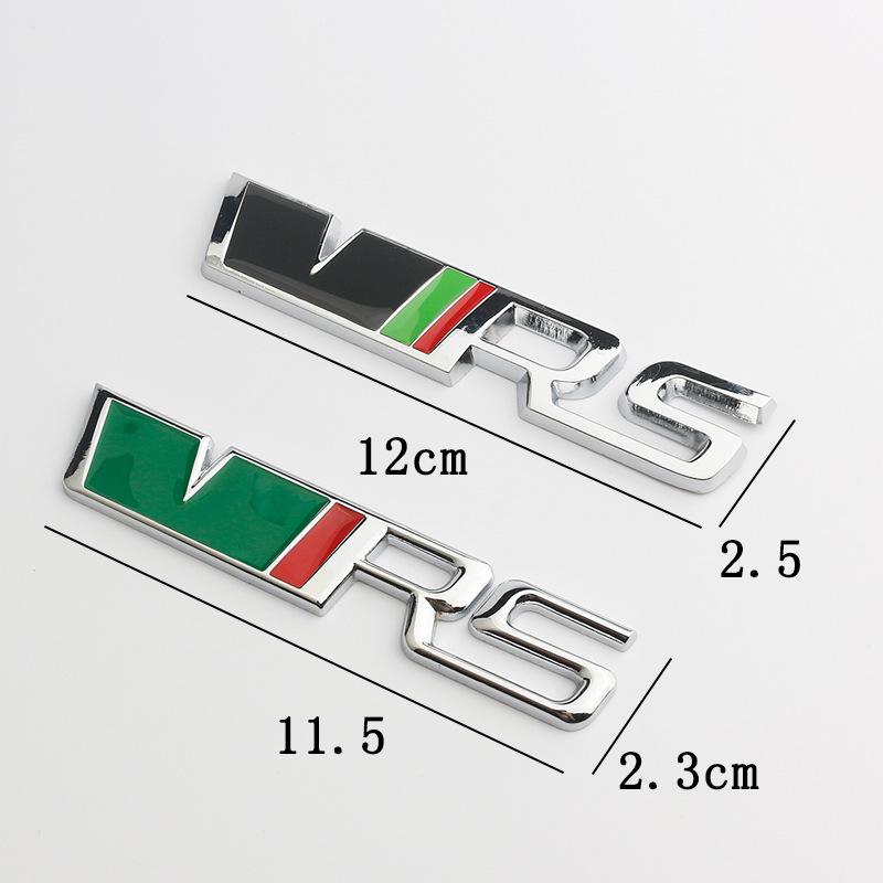 Metalen Auto Stickers VRS Logo Voor Octavia 2 3 Kamiq Kodiaq Karoq RS Superb Fabia Rapid Favorit VRS Embleem Badge Accessoires