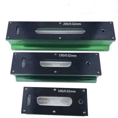 New 1PCS High Precision 0.02mm 100mm/150mm/200mm Industrial Level Mechanical Bar Level Spirit Level Instrument Measuring Tool