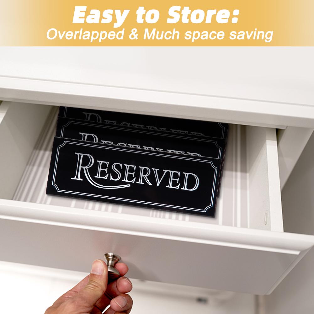 6 bucăți Semne de masă din acril Semn de reamintire pentru nuntă, petrecere de aniversare