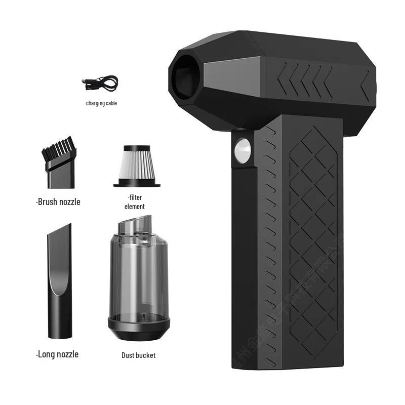 Handheld Wireless Mini Turbine Fan & Camping Vacuum Cleaner Combo