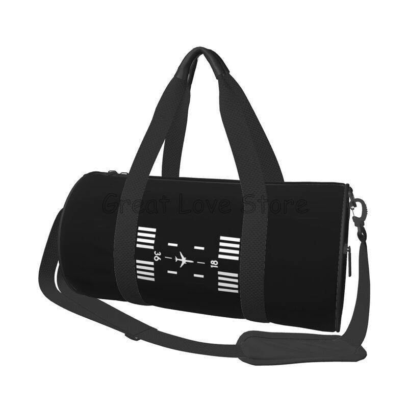 

Airplane Aviation Pilot Travel Duffel Bag Portable Weekender Overnight Bags Waterproof Carry on Luggage Bag for Sport Gym Yoga