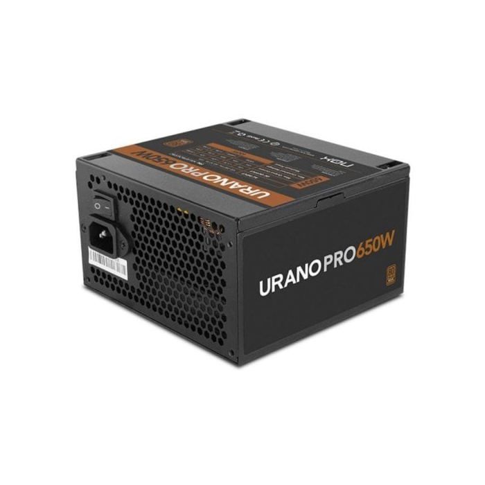 Fuente de Alimentación NOX 650W Certificación 80 PLUS Bronze Urano PRO ventilador 120 mm