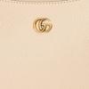 Gucci Aphrodite Gold Trim Double G Logo Zip Closure Leather Mini Handbag Women handbag Ivory 739076-AAA9F-9004