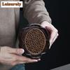 Traditional Walnut Tea Tray Teapot Teacup Solid Wood Tray Mat Thermal Insulation Coffee Cup Trays Home Tea Ceremony Accessories