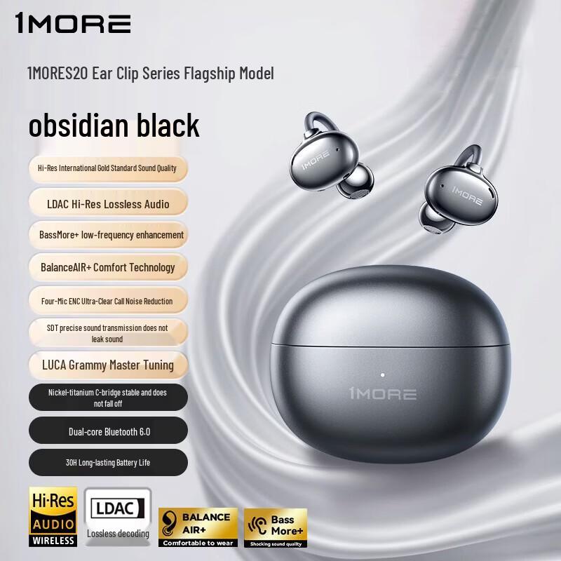 1MORE S20 Open-Ear Air-Bone Conduction Bluetooth Sports Earbuds