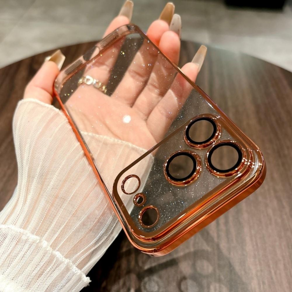 Luxury Sparkling Transparent Armor Case For For Iphone 17 Air 16 15 14 Plus 13 12 11 Pro Max Shiny Glitter Bling Hard Plating Cover