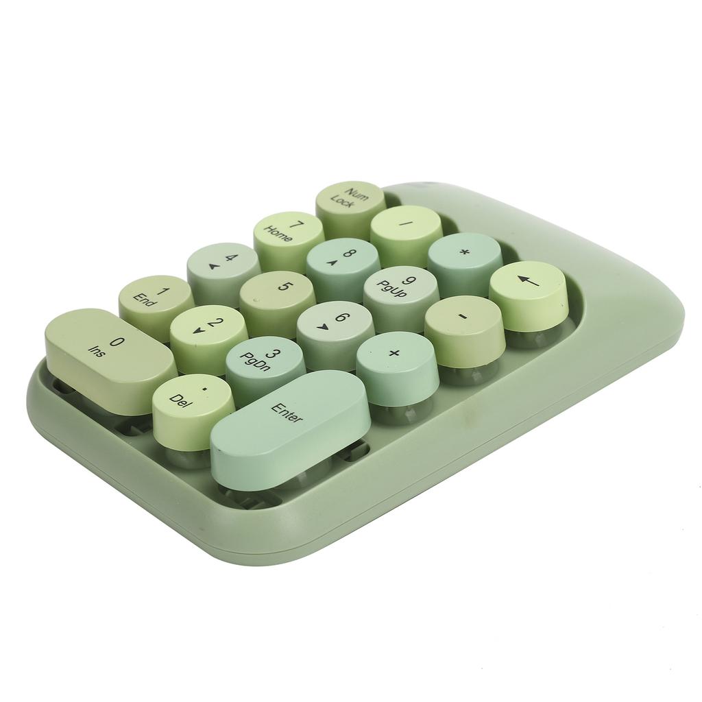2.4G 18 Key Wireless Mechanical Numeric Keypad Notebook Desktop Computer AccessoryGreen