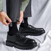 Summer Casual Leather Shoes Men'S British Low-Top Shoes Martin Boots British Men'S Shoes 21255-R